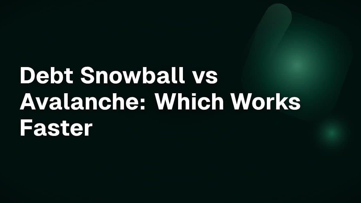 Debt Snowball vs Avalanche: Which Works Faster