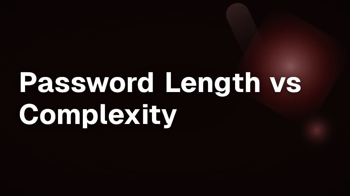 Password Length vs Complexity
